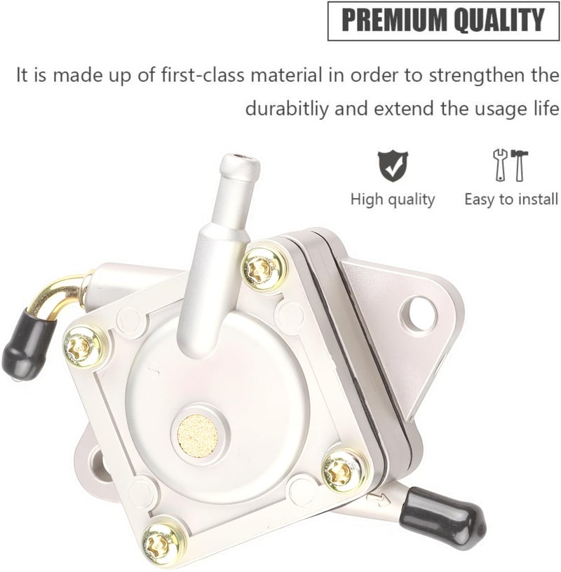 Apeixoto Fuel Pump 1014523 S 5136 FP002 Compatible with Club Car Gas Golf Cart DS & Precedent 1984 UP 290FE 350FE Kawasaki Engine Club Car Fuel Pump - Image 2